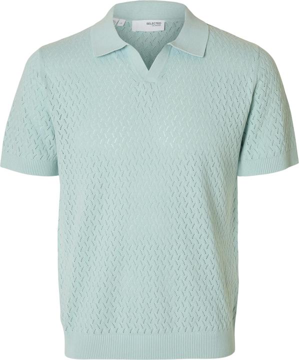Selected Homme Häkel-Look Polohemd aus Strick (XL)