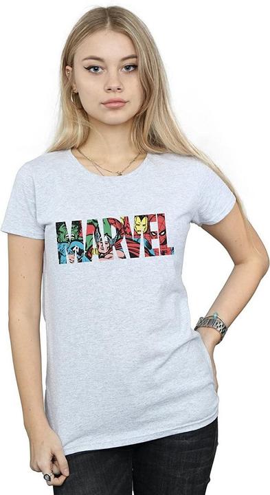 Image du produit Femme/Les femmes Infill Character Logo Boyfriend T-Shirt (XXL)