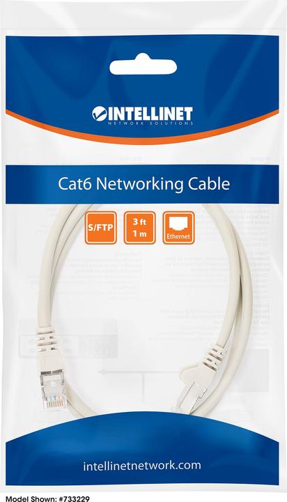Actual product image Intellinet Patch cable (S/FTP, CAT6, 1 m)