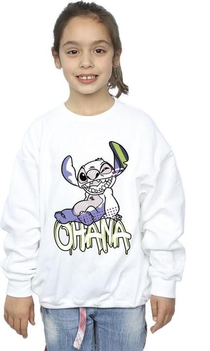 Image du produit Disney - Sweat LILO AND STITCH OHANA GRAFFITI - Fille (140, 146)
