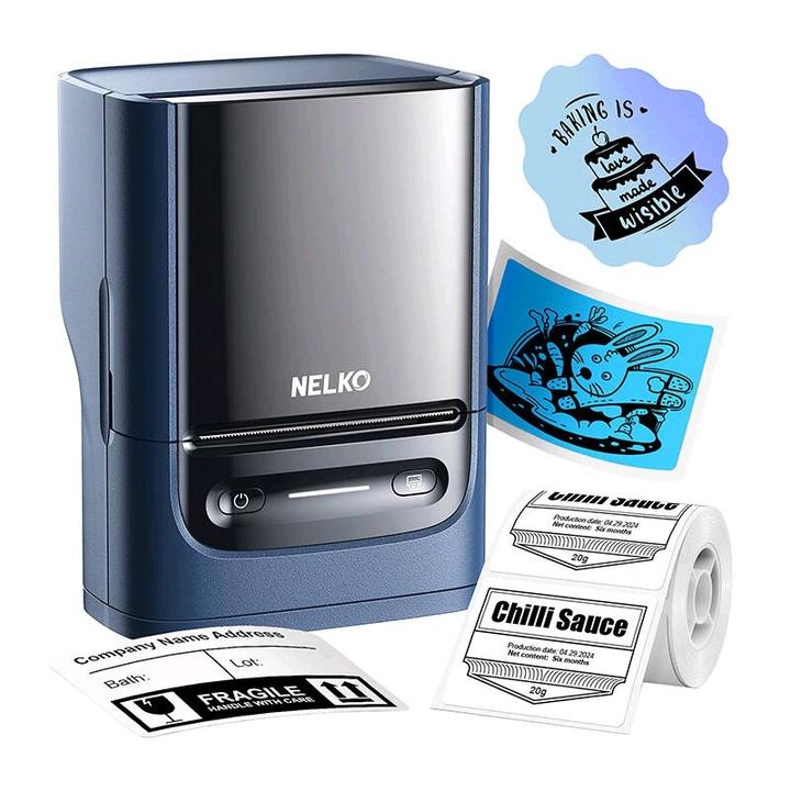 Nelko PM220 thermal label printer (blue) (203 dpi)