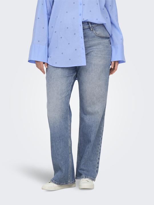 Produktbild Only CARHOPE Hohe Taille Weiter Beinschnitt Jeans Jeans mit weitem Bein (46)