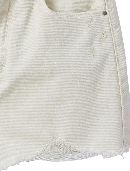 Produktbild Jonen Mädchen Jeans-Shorts mit Used-Effekt (128)