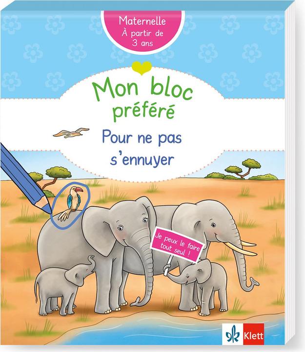 Immagine prodotto Mon bloc préféré : Pour ne pas s'ennuyer (Francese, Formazione di Klett Learning, 2024)