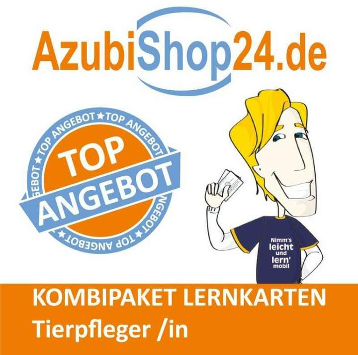 Produktbild Kombi-Paket Lernkarten Prüfung Tierpfleger /in (Deutsch, Michaela Rung-Kraus, Claudia Huppert-Schirmer, 2024)