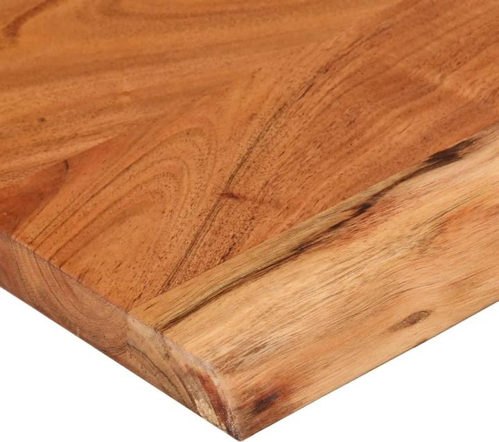 Image du produit VidaXL Étagère murale Rectangulaire Bord d'arbre Étagère suspendue Bureau Étagère en bois massif Acacia