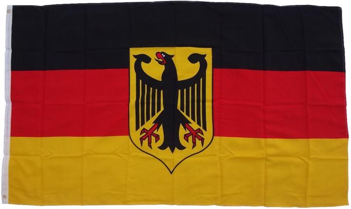 trends4cents XXL Flag Germany with eagle 250 x 150 cm flag with 3 eyelets 100g/m² fabric weight