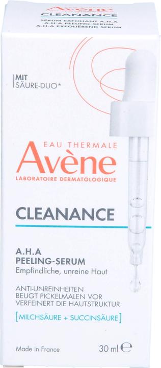 Immagine prodotto Avène Cleanance A.H.A Peeling-Serum für empfindliche, unreine Haut, 30 ml Lösung (Esfoliazione, 30 ml)