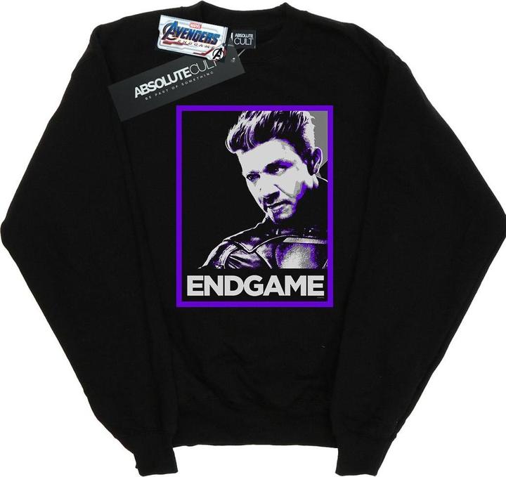 Avengers Endgame Hawkeye Poster Baumwolle Sweatshirt