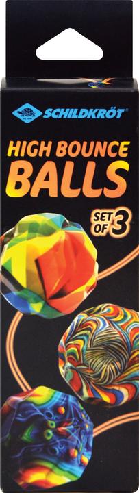 Produktbild Schildkröt High Bounce Balls, 3er Set Durchmesser: 63 mm, aus High Density Foam, verschiedene
