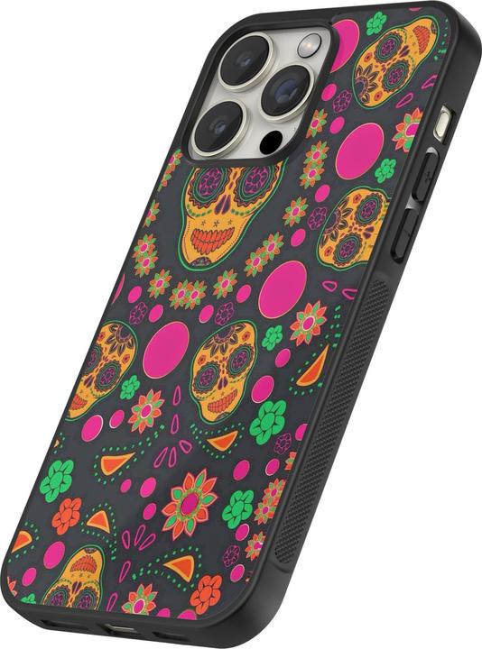 Immagine prodotto PhoneLook Cover Silicone nero Halloween 22 teschi messicani colorati (Apple iPhone 12 Pro Max)