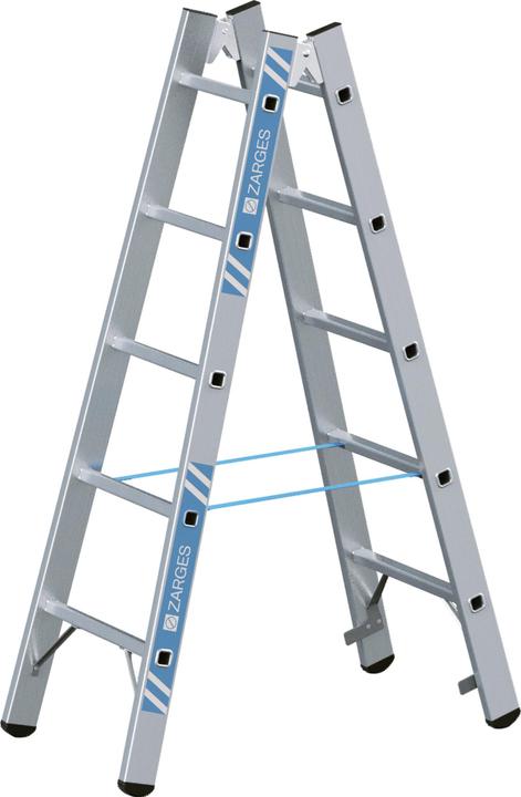 Immagine prodotto Zarges Scaletta in alluminio Z600 2x5 pioli (Ponteggio, 153 cm)