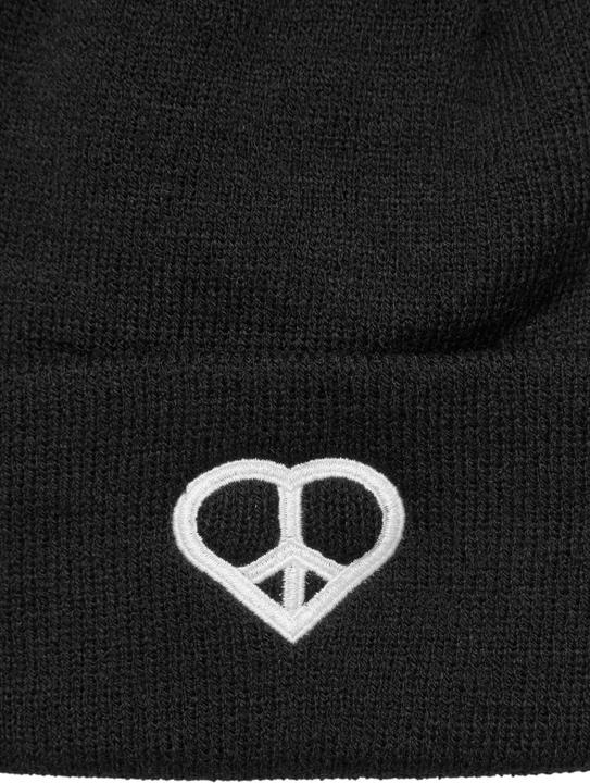 Image du produit Miss Tee Peace Sign Heavy Knit Beanie - 191385