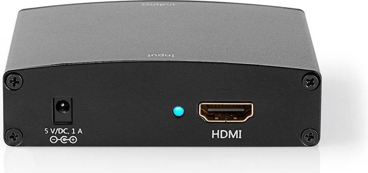 Produktbild Nedis HDMI T Converter HDMIT Eingang VGA Female / 2X Cinch Buchse 1-Weg 1280x768 1.65 Gbps Aluminium (0.07 m)