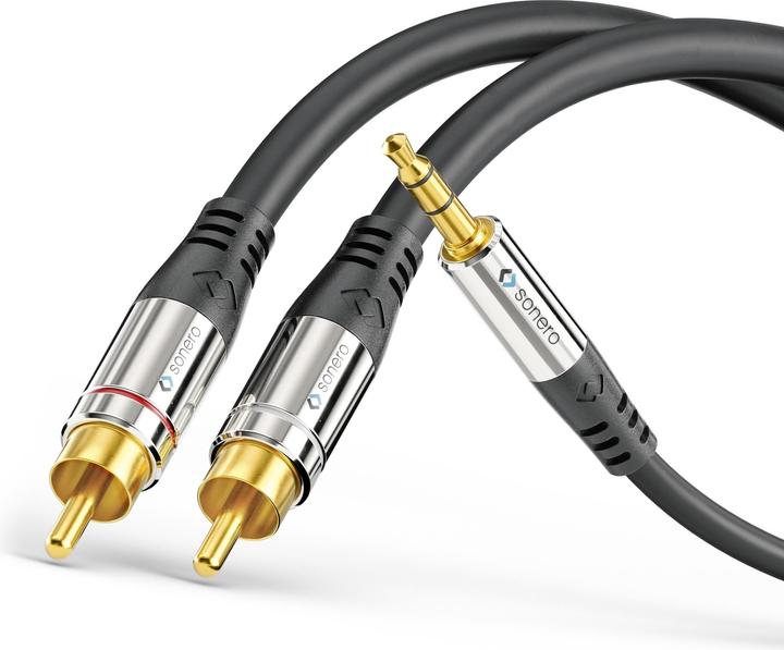 Image du produit Sonero 3,5 mm Klinke – Cinch (10 m, Jack 3,5 mm (AUX), RCA)
