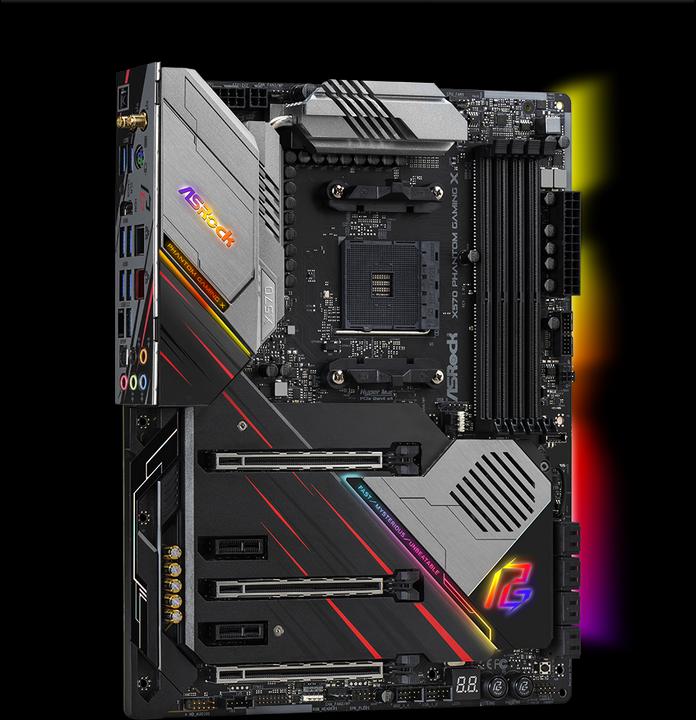 Actual product image AsRock X570 Phantom Gaming X (AM4, AMD X570, ATX)