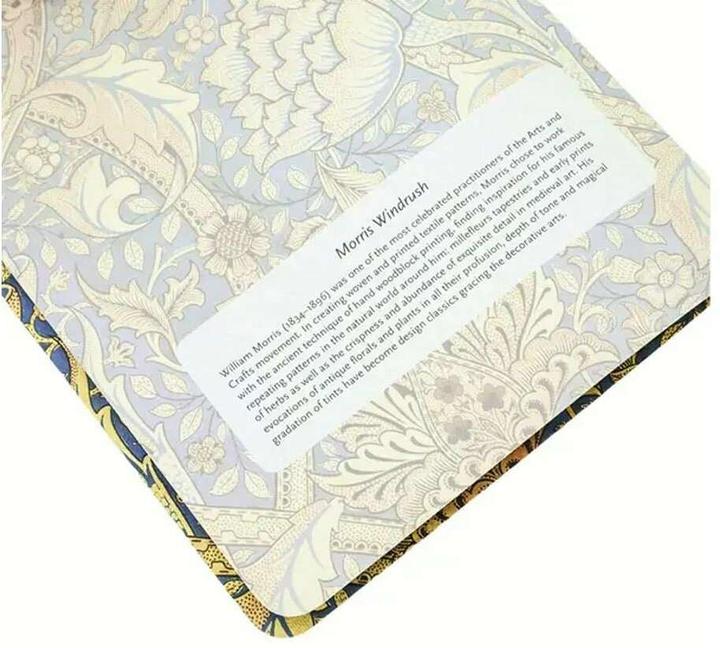 Produktbild Paperblanks Notizheft Morris Windstoss A5, blanko, mehrfarbig (A5, Blanko, Weicher Einband)