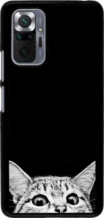Immagine prodotto PhoneLook Copertina Gatto che guarda in alto nero (Xiaomi Redmi Nota 10 Pro)