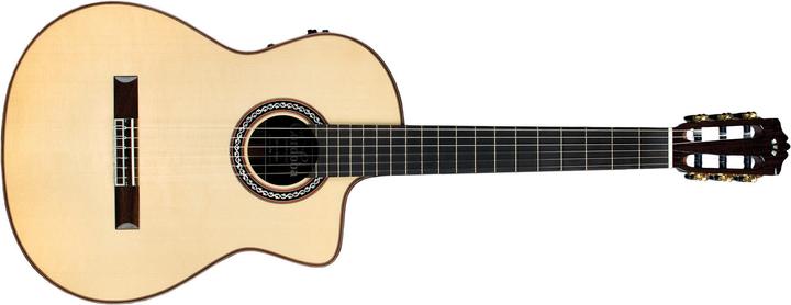 Image du produit Cordoba GK Pro Negra (Guitare semi-acoustique, Bois d'épicéa, Palissandre)