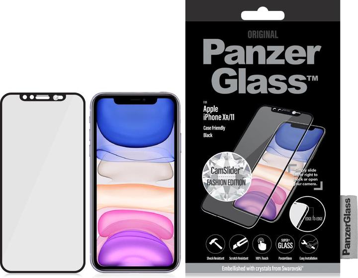 Image du produit PanzerGlass Swarovski CamSlider de bord à bord (1 pièce(s), Apple iPhone 11)
