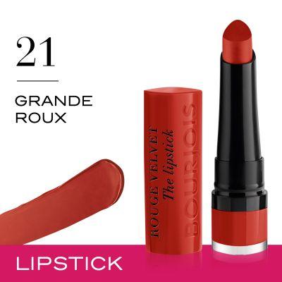 Actual product image Bourjois Rouge Velvet The Lipstick (21 Grande Roux)
