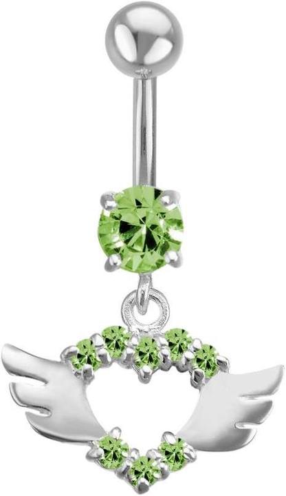 Immagine prodotto Bijouteria Piercing ventre (Acciaio inossidabile, Argento 925, Zirconia)