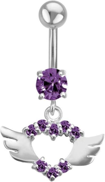Immagine prodotto Bijouteria Piercing ventre (Acciaio inossidabile, Argento 925, Zirconia)