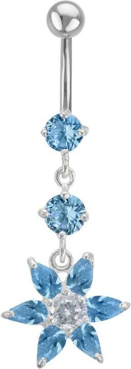 Image du produit Bijouteria Piercing nombril (Acier inoxydable, Argent 925, Zircone)