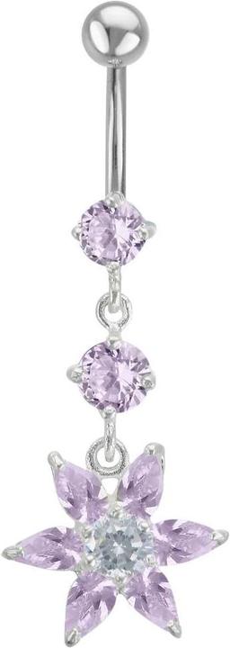 Produktbild Bijouteria Bauchpiercing (Edelstahl, Silber 925, Zirkonia)