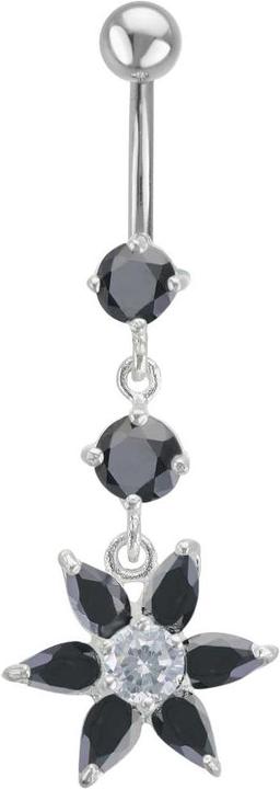 Actual product image Bijouteria Bellypiercing (Stainless steel, Silver 925, Zirconia)