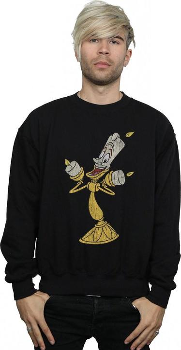 Immagine prodotto Disney Beauty And The Beast Lumiere Distressed Felpa Uomo (4XL)