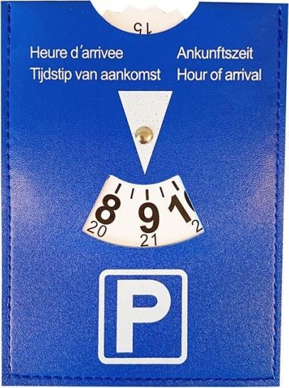 Actual product image Dunlop Parking disc 15x11cm PP