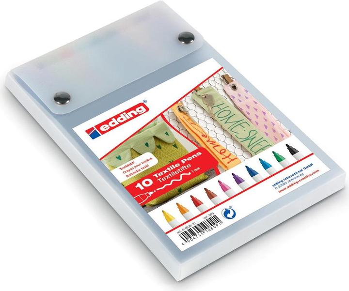 Produktbild Edding Textilmarker 4600 (Mehrfarbig, 1 mm, 10 x)
