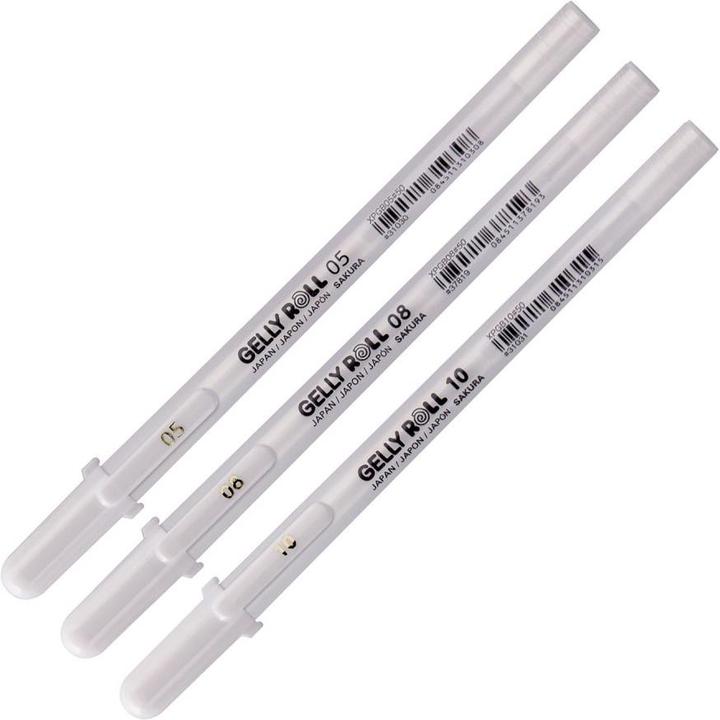 Actual product image Sakura gelly roll (White, 3 x)