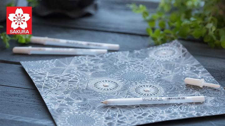 Actual product image Sakura gelly roll (White, 3 x)