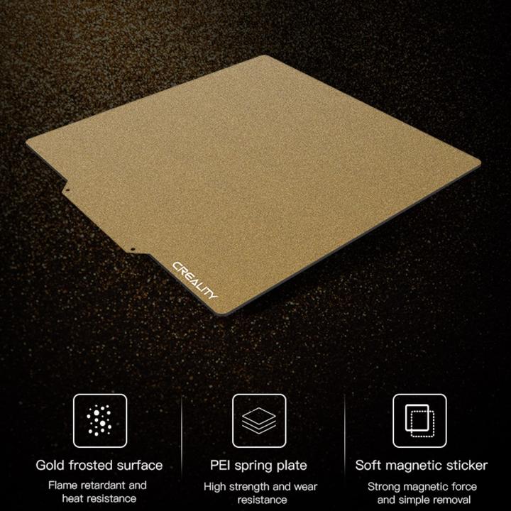 Actual product image Creality 235x235mm PEI Magnetic Spring Steel Building Plate for Ender 3 Pro / CR-20 Pro (Plate)