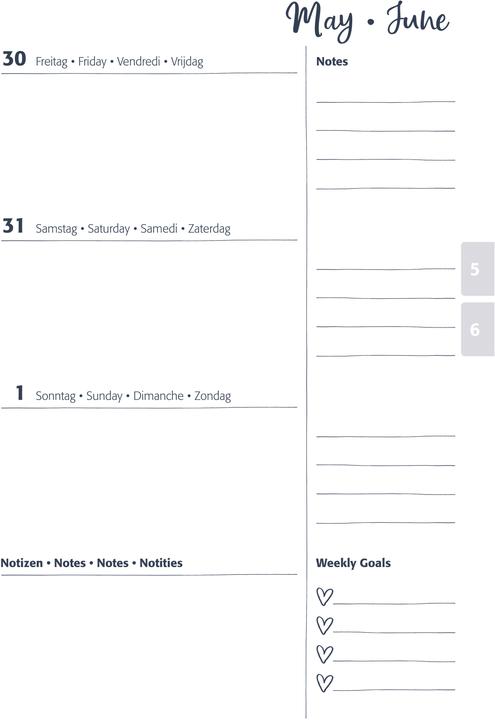 Actual product image Sigel Taschenagenda JOLIE Bullet Journal (German, Dutch, French, English)