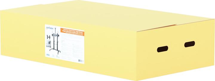 Produktbild Manhattan Aluminium Multimedia TV-Ständer auf Rollen mit extrem hoher Traglast für Grossbildschirme (120", 140 kg)
