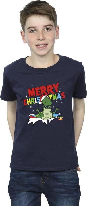 Actual product image Disney Boys Toy Story Rex Christmas Burst T-Shirt (152, 158)