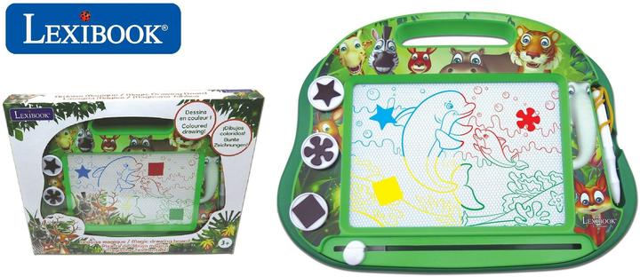 Produktbild Lexibook Tierfamilie Magnetische Multicolor Zeichentafel mit Zubehör A5 Format