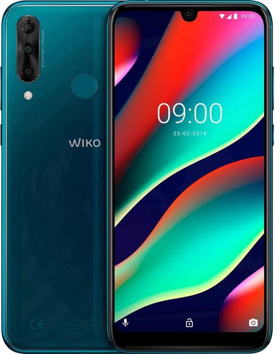 Wiko View 3 Pro (128 GB, Deep bleen, 6.30", Hybrid Dual SIM, 13 Mpx, 4G)