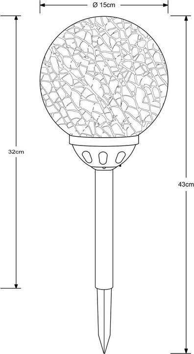 Produktbild Globo Solarleuchte (IP44)