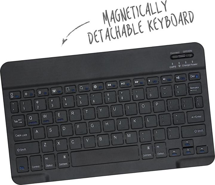 Actual product image Accezz QWERTY Bluetooth Keyboard Bookcase iPad (2018)/(2017)/Air(2)
