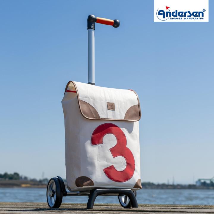 Actual product image Andersen Unus Shopper Fun 360° shopping trolley 57 cm