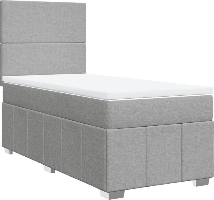 Image du produit VidaXL Bo x lit de saut avec matelas 90 x 190 cm Tissu (90 x 190 cm)