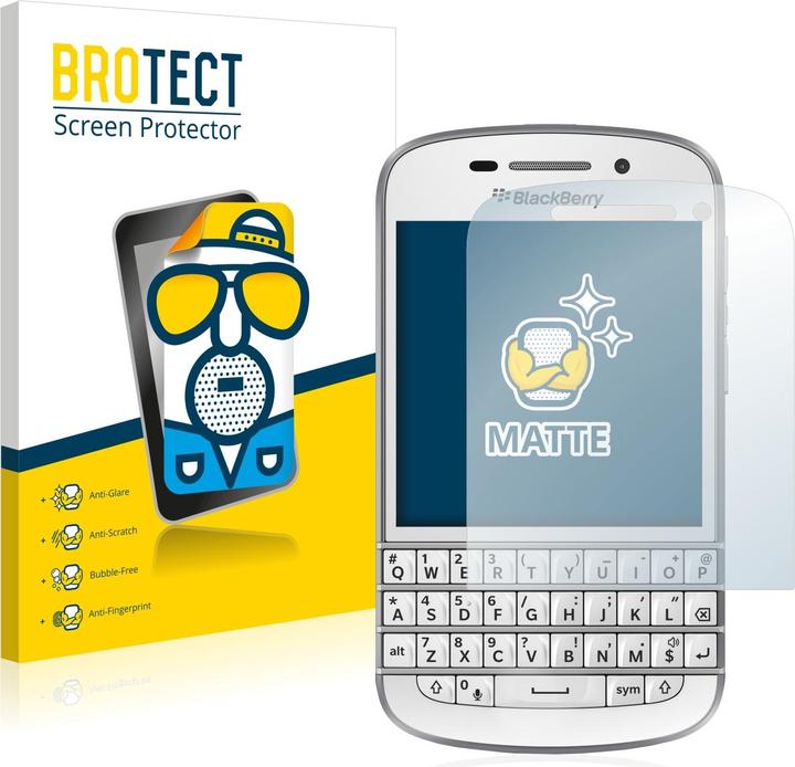 Actual product image BROTECT Protector Anti-Glare (2 Piece, Blackberry Q10)