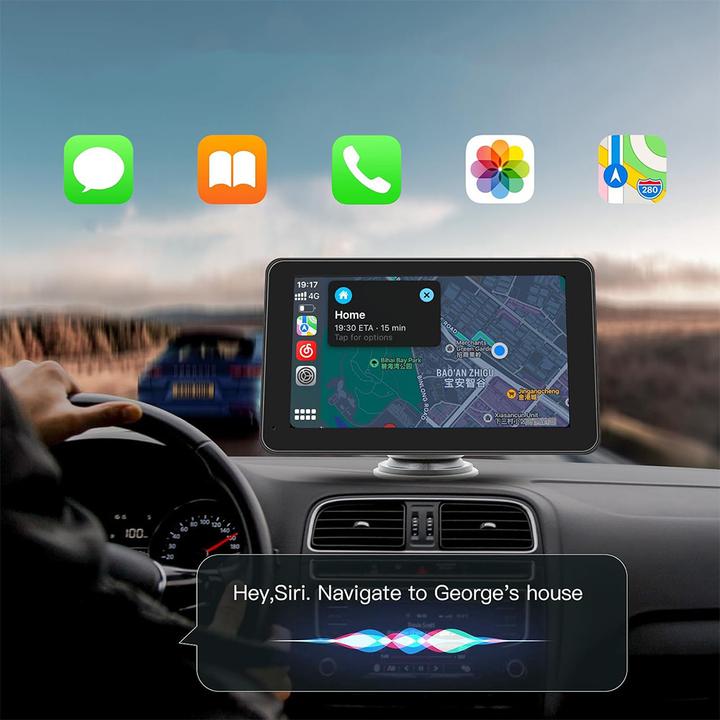 Actual product image Werkstein Digitales Autoradio FM Transmitter, MP5, Bluetooth, CarPlay, Android Auto (Android car, MirrorLink, Apple Carplay)