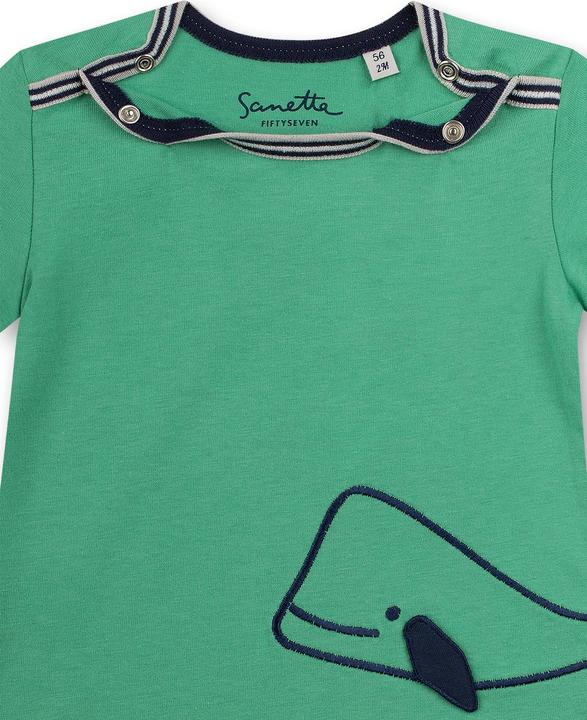 Actual product image Sanetta Baby sweatshirt Little Whale (56)