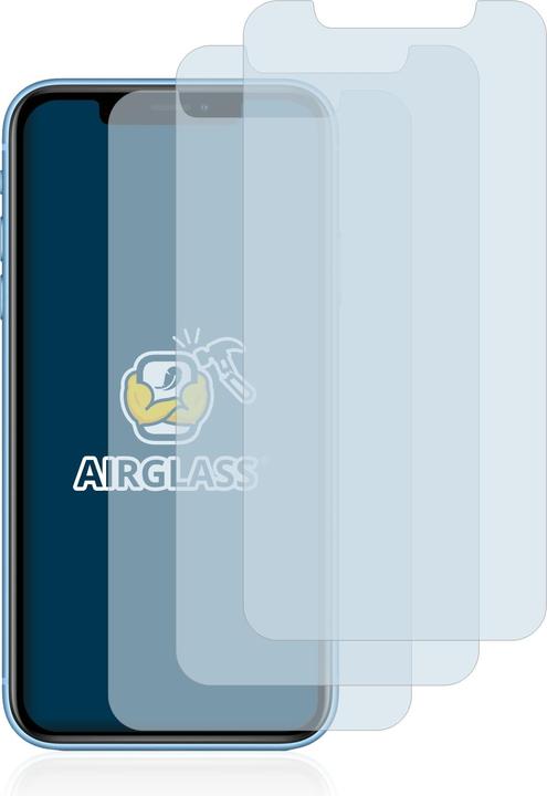 Actual product image BROTECT AirGlass Glass (3 Piece, Apple iPhone XR)