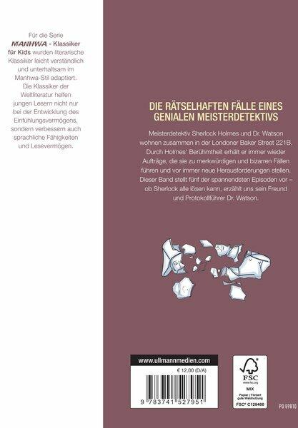 Actual product image MANHWA – Klassiker für Kids – Sherlock Holmes (komplett in Farbe) (German, Yi-Jeong Noh, 2024)